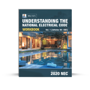 Mike Holt's Understanding the National Electrical Code volume 1 workbook book cover